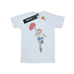 Disney Womens/Ladies Toy Story 4 Jessie Jump Pose Cotton Boyfriend T-Shirt - M, White