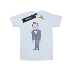 Disney Mens Toy Story 4 Benson Dummy Pose T-Shirt - L, White