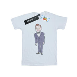 Disney Mens Toy Story 4 Benson Dummy Pose T-Shirt - XL, White