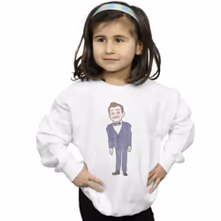 Disney Girls Toy Story 4 Benson Dummy Pose Sweatshirt - 9-11 Years, White