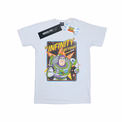 Disney Mens Toy Story 4 Buzz To Infinity T-Shirt - XXL, White