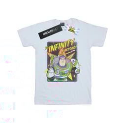 Disney Womens/Ladies Toy Story 4 Buzz To Infinity Cotton Boyfriend T-Shirt - L, White