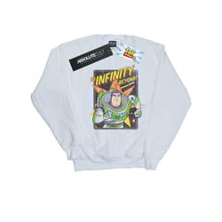 Disney Mens Toy Story 4 Buzz To Infinity Cotton Sweatshirt - XL, White