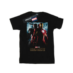 Marvel Studios Mens Iron Man 2 Poster T-Shirt - XXL, Black