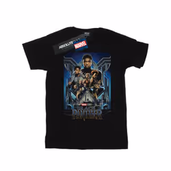 Marvel Studios Boys Black Panther Poster T-Shirt - 9-11 Years, Black