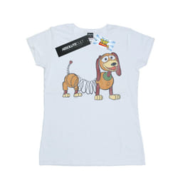 Disney Womens/Ladies Toy Story 4 Slinky Pose Cotton T-Shirt - L, White