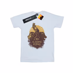 Disney Boys The Lion King Movie Sunrise Collage T-Shirt - 7-8 Years, White