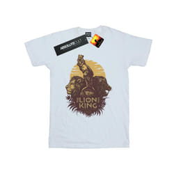 Disney Boys The Lion King Movie Sunrise Collage T-Shirt - 7-8 Years, White
