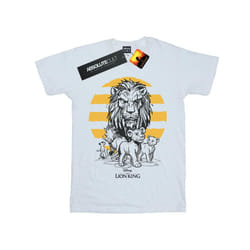 Disney Mens The Lion King Movie Group T-Shirt - M, White
