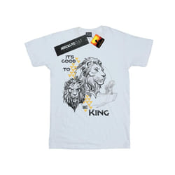 Disney Mens The Lion King Movie It's Good To Be King T-Shirt - M, White