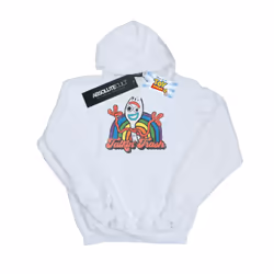 Disney Mens Toy Story 4 Forky Talkin' Trash Hoodie - L, White