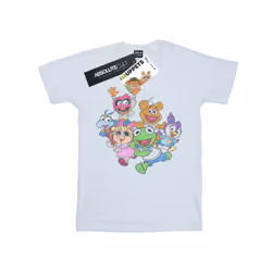 Disney Womens/Ladies The Muppets Muppet Babies Colour Group Cotton Boyfriend T-Shirt - L, White