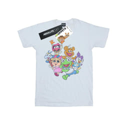 Disney Womens/Ladies The Muppets Muppet Babies Colour Group Cotton Boyfriend T-Shirt - XXL, White