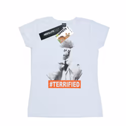 Disney Womens/Ladies The Muppets Beaker Terrified Cotton T-Shirt - XXL, White