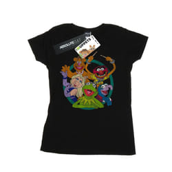 Disney Womens/Ladies The Muppets Group Circle Cotton T-Shirt - S, Black