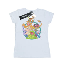Disney Womens/Ladies The Muppets Group Circle Cotton T-Shirt - XXL, White