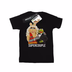 Disney Mens The Muppets Celebrity Supercouple T-Shirt - S, Black