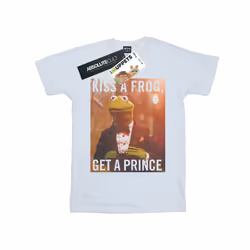 Disney Mens The Muppets Kiss A Frog Get A Prince T-Shirt - M, White