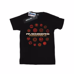 Marvel Mens Avengers Endgame Avengers Assemble T-Shirt - S, Black