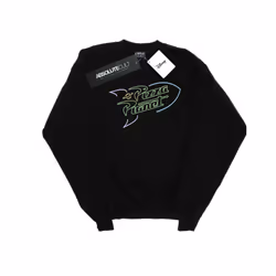 Disney Mens Toy Story Neon Pizza Planet Sweatshirt - XL, Black