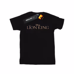 Disney Mens The Lion King Movie Logo T-Shirt - S, Black