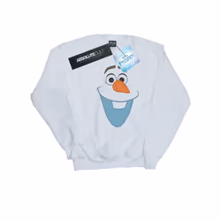 Disney Mens Frozen Olaf Face Sweatshirt - XL, White