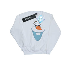Disney Mens Frozen Olaf Face Sweatshirt - XXL, White