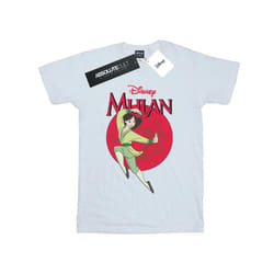 Disney Mens Mulan Dragon Circle T-Shirt - XXL, White