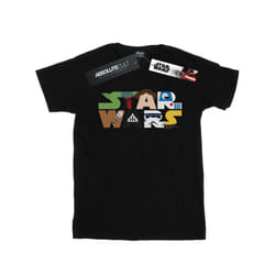 Star Wars Mens Character Logo T-Shirt - S, Black