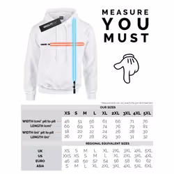 Star Wars Mens Character Logo Hoodie - L, White