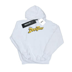 Disney Mens Duck Tales Logo Hoodie - XL, White