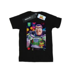 Disney Boys Toy Story 4 Buzz Lightyear Poster T-Shirt - 9-11 Years, Black