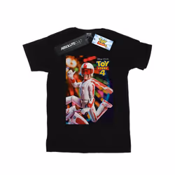 Disney Womens/Ladies Toy Story 4 Duke Caboom Poster Cotton Boyfriend T-Shirt - XXL, Black
