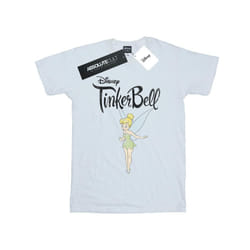 Disney Girls Tinker Bell Flying Tink Cotton T-Shirt - 9-11 Years, White