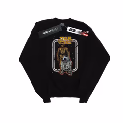 Star Wars Boys R2-D2 And C-3PO Vintage Sweatshirt - 9-11 Years, Black