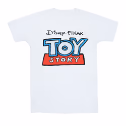 Disney Mens Toy Story Cartoon Logo T-Shirt - XXL, White