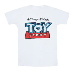 Disney Mens Toy Story Cartoon Logo T-Shirt - XXL, White