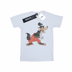 Disney Girls Three Little Pigs Big Bad Wolf Cotton T-Shirt - 9-11 Years, White