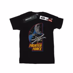 Star Wars Mens Fighter Force T-Shirt - S, Black