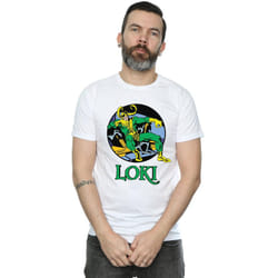 Marvel Mens Loki Throne T-Shirt - S, White