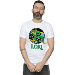 Marvel Mens Loki Throne T-Shirt - XXL, White