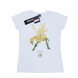 Marvel Womens/Ladies Loki Silhouette Cotton T-Shirt - S, White