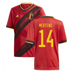 2020-2021 Belgium Home Adidas Football Shirt (Kids) (MERTENS 14) - SB