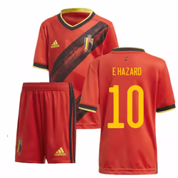 2020-2021 Belgium Home Adidas Mini Kit (E HAZARD 10) - 4-5 Years