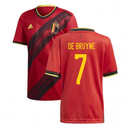 2020-2021 Belgium Home Adidas Football Shirt (DE BRUYNE 7) - L