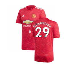 2020-2021 Man Utd Adidas Home Football Shirt (WAN BISSAKA 29) - XL