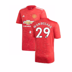 2020-2021 Man Utd Adidas Home Football Shirt (WAN BISSAKA 29) - XXL