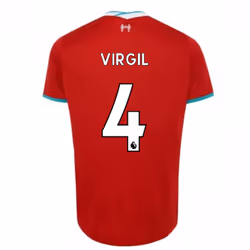 2020-2021 Liverpool Home Shirt (Kids) (VIRGIL 4) - SB
