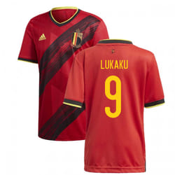 2020-2021 Belgium Home Adidas Football Shirt (LUKAKU 9) - XXL