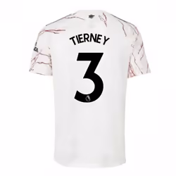 2020-2021 Arsenal Adidas Away Football Shirt (TIERNEY 3) - S